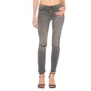 NWOT MOTHER Looker in Faded Black Jeans